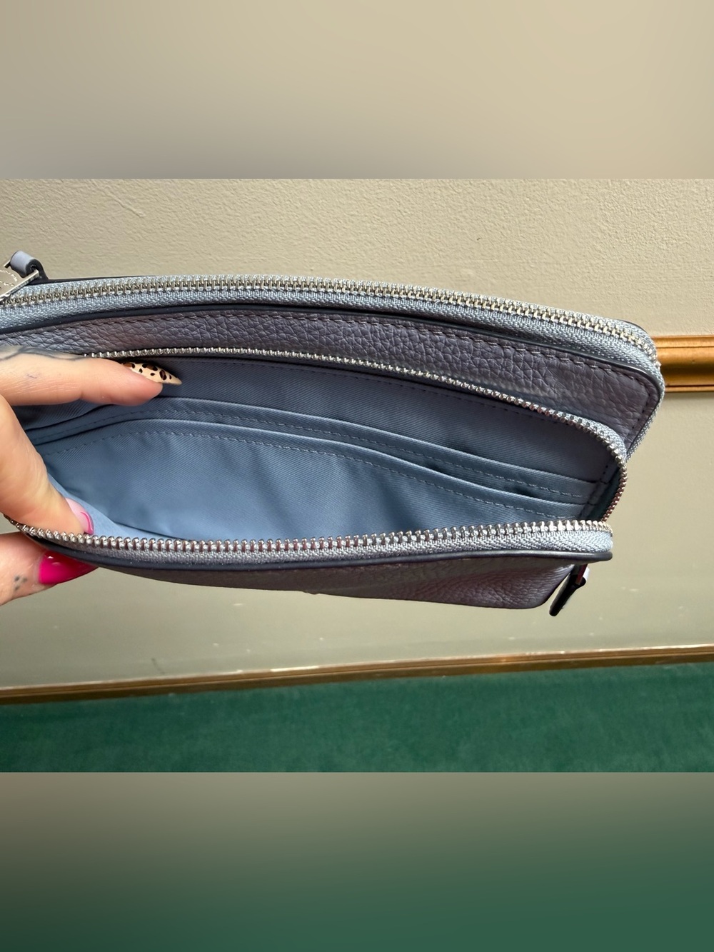 Coach Double Zip Wallet - Picture 3 of 7